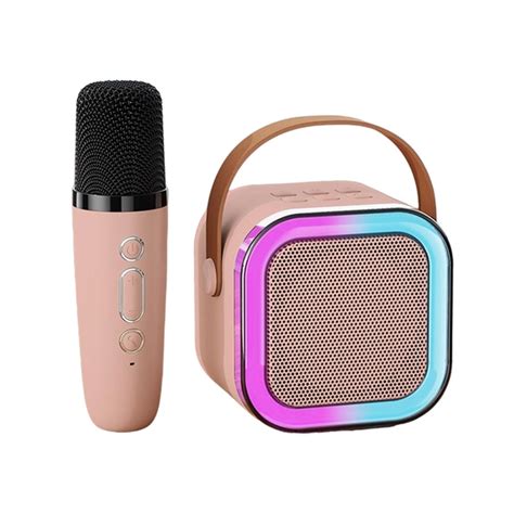 Портативная колонка с караоке микрофоном Winso K12 Аккумуляторная с RGB ...