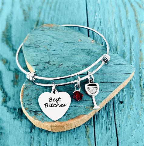 Bitch Bracelet Best Bitches Friend Best Friend Gag Gift - Etsy