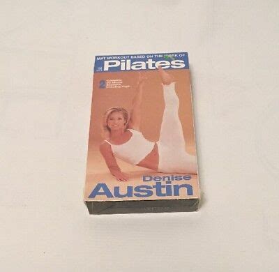 Denise Austin Pilates Mat Workout Video Cassette Tape 2000 12236101529 ...