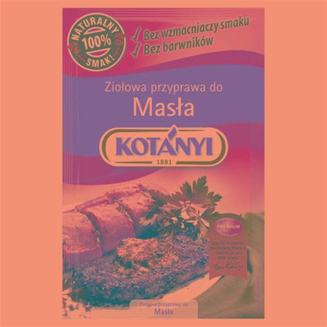 Kotányi Ziołowa przyprawa do masła 24 g - kalorie, kJ i wartości ...