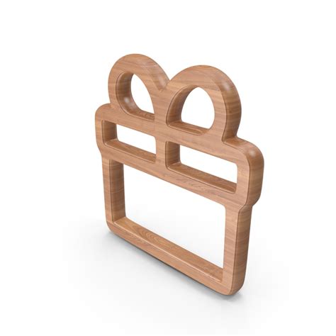 Wood Gift Symbol PNG Images & PSDs for Download | PixelSquid - S122036613