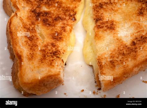 Fried cheese sandwich Stock Photo - Alamy