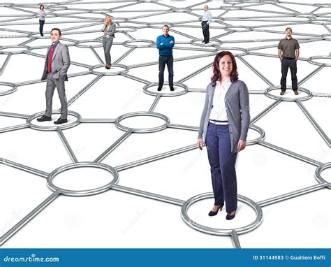 connection team stock image image  caucasian aged