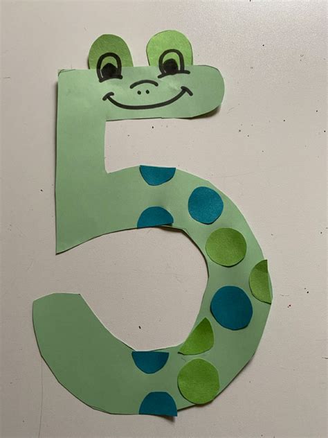 number  preschool crafts
