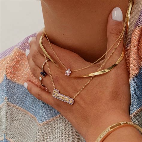 gold name chain for women 6