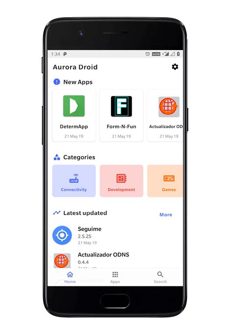 Aurora Droid - An alternative to the default F-Droid app