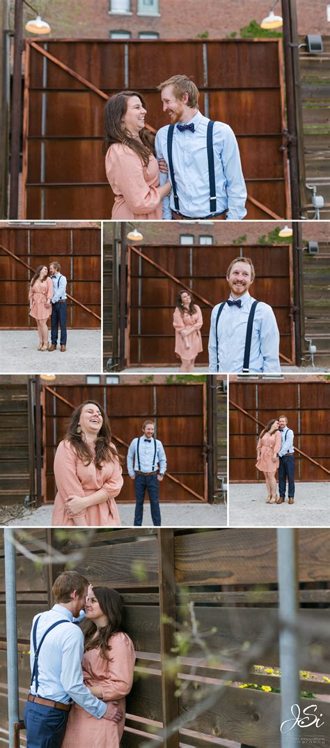 KC West Bottoms Fun Playful Engagement Session