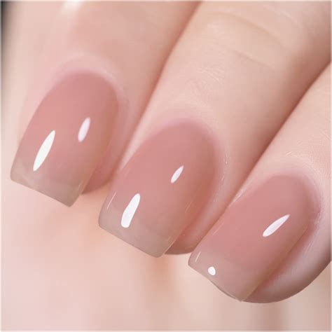 Amazon.com : GAOY Jelly Nude Gel Nail Polish, 16ml Sheer Nude Pink