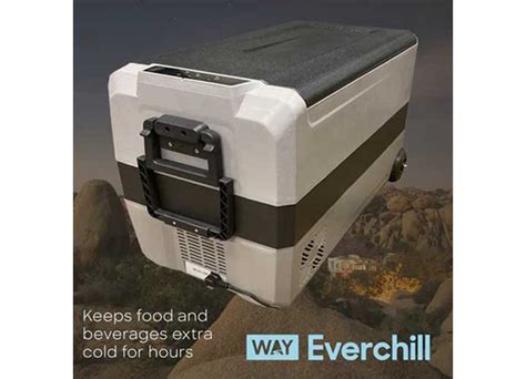 everchill  quart  volt electric cooler   temp control system