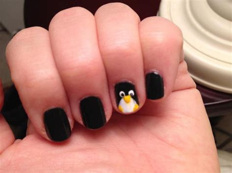 Awesome Penguin Nail Art – sunnyingeneva