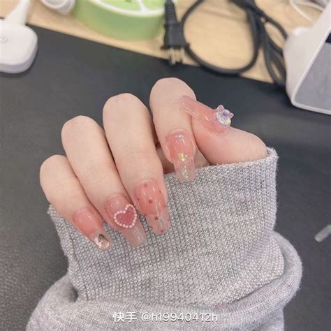 Pin by Диана Меркушина on Маник | Stylish nails, Blush nails, Long nails