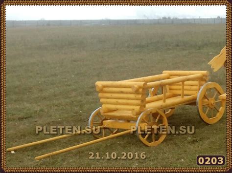 Повозка из дерева декоративная, модель Колесница | где заказать и ...