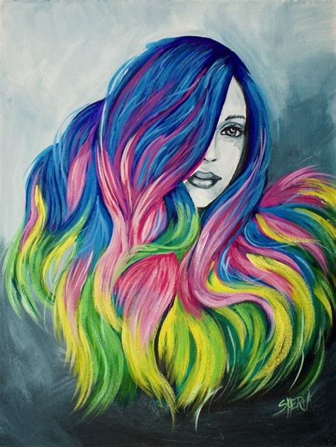 Unicorn Hair Guy Tang Inspired | Canvas painting, The art sherpa, Art