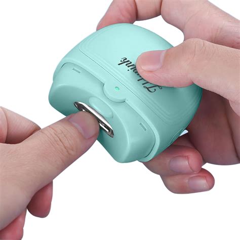 ZLDYPINK Automatic Electric Nail Clipper with Light & 2 Speeds, USB ...