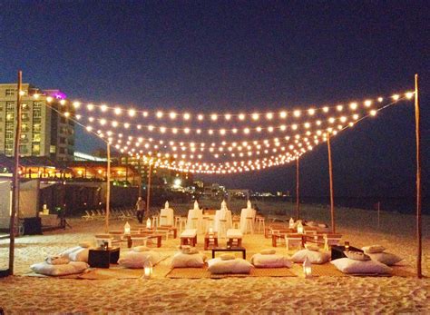 romantic and intimate beach party set up | Beach events, Beach dinner