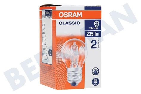 Osram 4008321927569 Halogeenlamp Halogen Classic P 20W