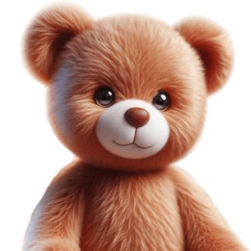 Smiling Brown Teddy Bear PNG Transparent Images Free Download | Vector ...