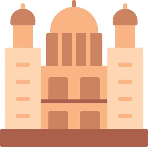 Saint Paul Cathedral Flat Illustration Icon Design 54724286 Vector Art
