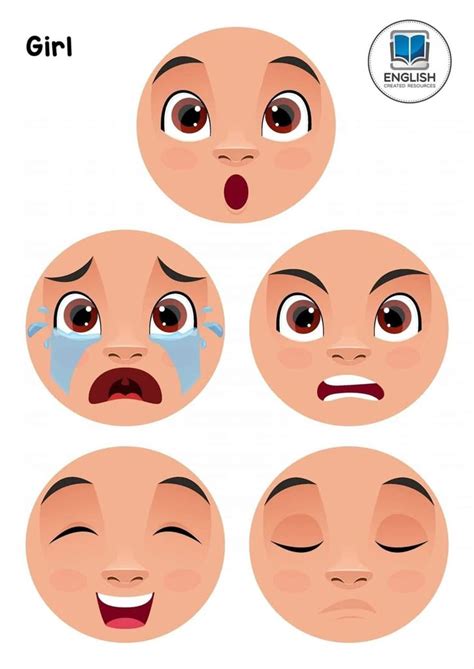 Pin by Helena Vargazon on Obrazi | Emotions preschool, Baby learning ...