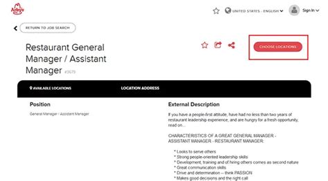 Arby's Job Application & Careers
