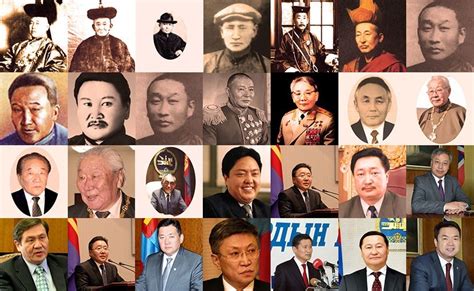 Монгол Улсад төр барьсан үе үеийн Ерөнхий сайдууд