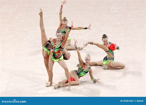 Team Finland Rhythmic Gymnastics Editorial Photography - Image of ...