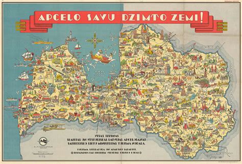 Туристические карты Латвии. 1938: bambuch — LiveJournal