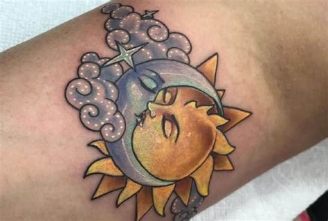 Tatuajes de sol y luna para parejas | Tatuantes