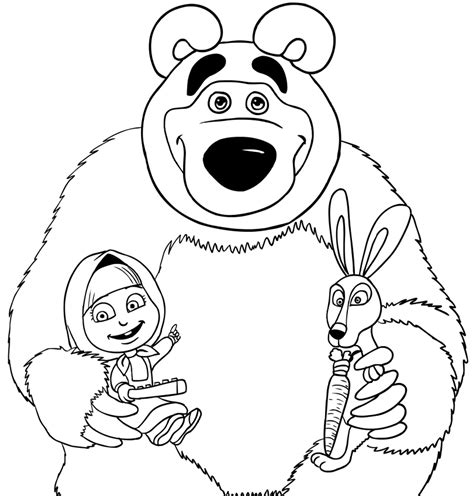 Disegni Da Colorare Masha E Orso