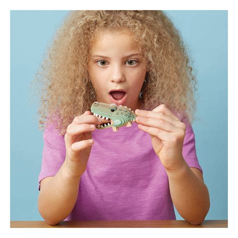 Eugy 3D Crocodile Model | Hobbycraft