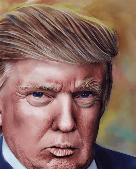 Donald Trump Portrait · Creative Fabrica