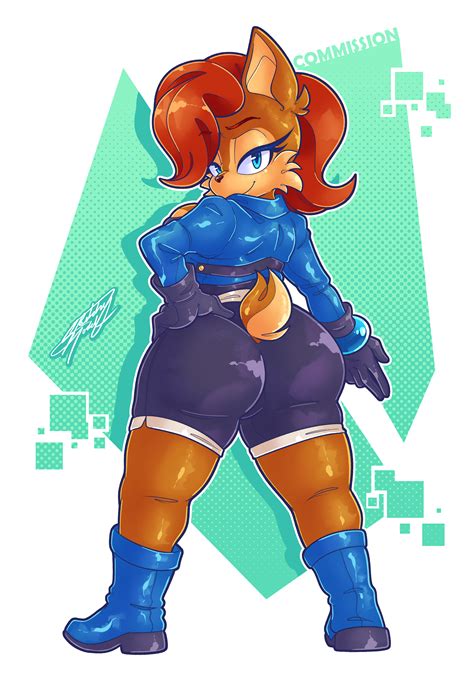 [COMM] Sally Acorn (AU) by SketchyTodd on Newgrounds