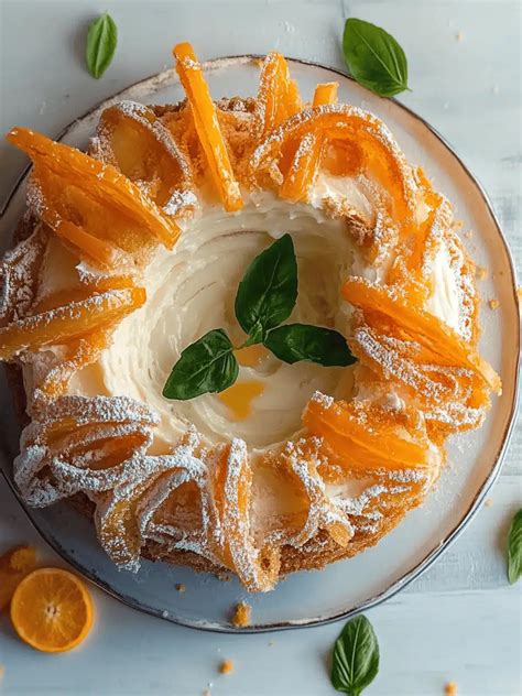 Irresistible Homemade Angel Food Cake with Zesty Orange Peel