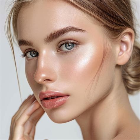premium photo  model   light skin makeup   light skin