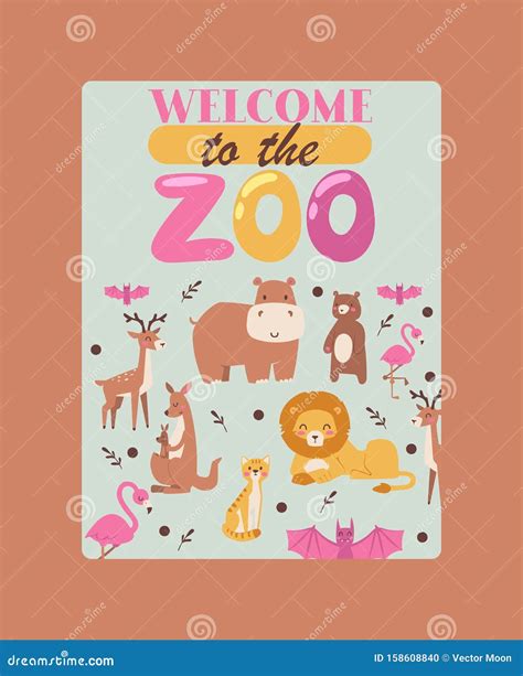 zoo animal poster 2