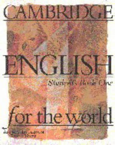 download Cambridge English for the World 1 Students book (Cambridge ...
