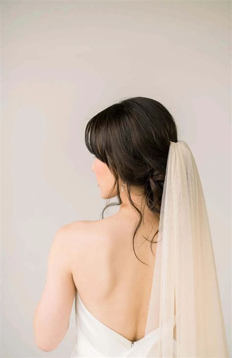 Italian wedding tulle bridal veil