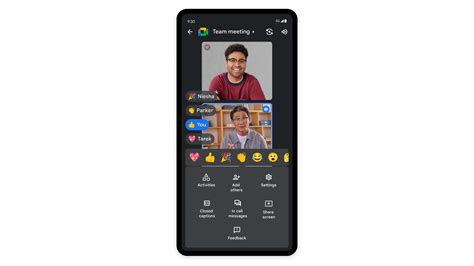 Google Meet begins rolling out real-time emoji reactions to make calls