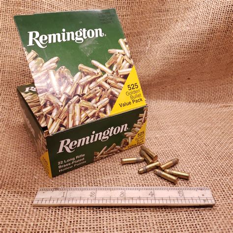 Remington Golden Bullet 22LR Ammo Pack | 525 Rounds | 36-Grain Brass