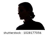 man  woman face thinking thoughtfully image  stock photo