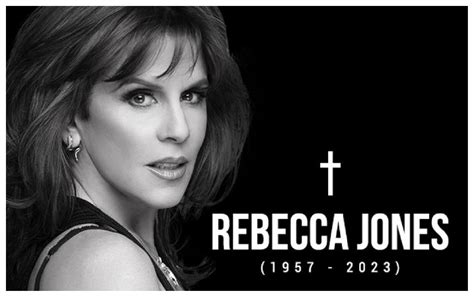 Fallece la actriz Rebecca Jones a los 65 años de edad | NVI Istmo