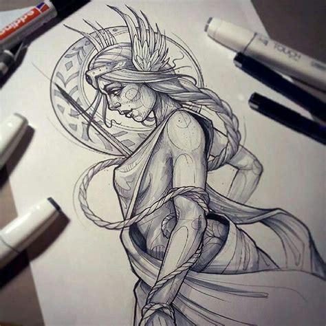 Pin by Thorgrim on Эскизы | Valkyrie tattoo, Norse tattoo, Tattoo sketches
