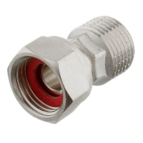 Полусгон с накидной гайкой (НР) 1" x 3/4" латунь-никель VALTEC (VTr.613 ...