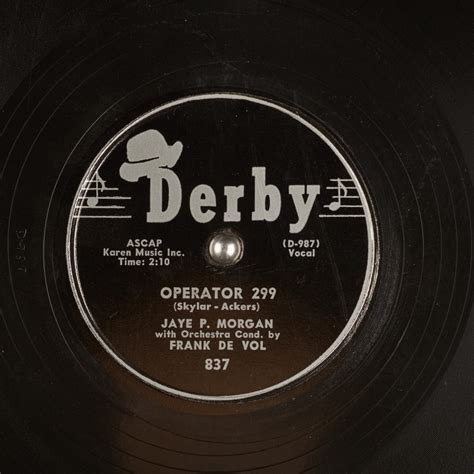 Operator 299 : Jaye P. Morgan : Free Download, Borrow, and Streaming