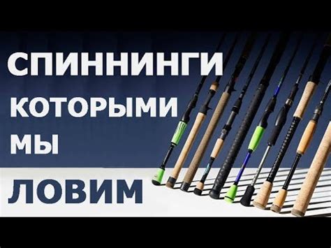 Спиннинги которыми мы ловим. Мои лучшие спиннинги. Спиннинг для ...
