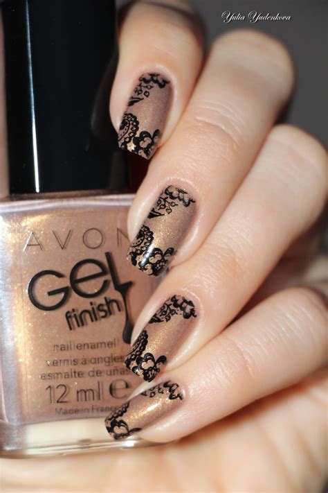 Avon Gel Finish "Glimmer" + стемпинг MoYou London Tourist 21 ...