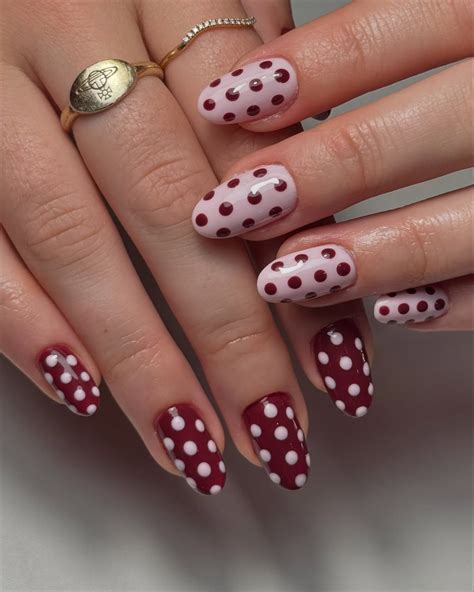 65 Polka dot nails ideas in 2025 | dots nails, polka dot nails, gel nails