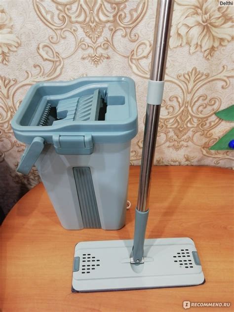 Швабра самоотжимающаяся с ведром Aliexpress flat self-squeezing mop ...