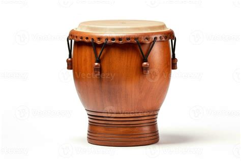 AI Generated Bongo drum isolated on white background. Traditional ...