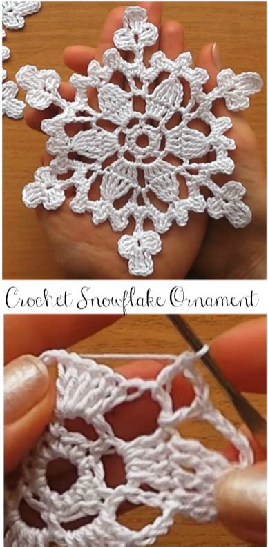 Crochet Snowflake Ornament - Crochet Ideas